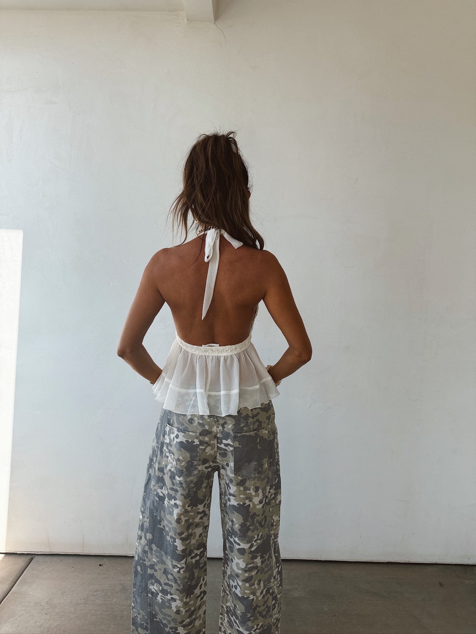 Luna Lace Halter Top