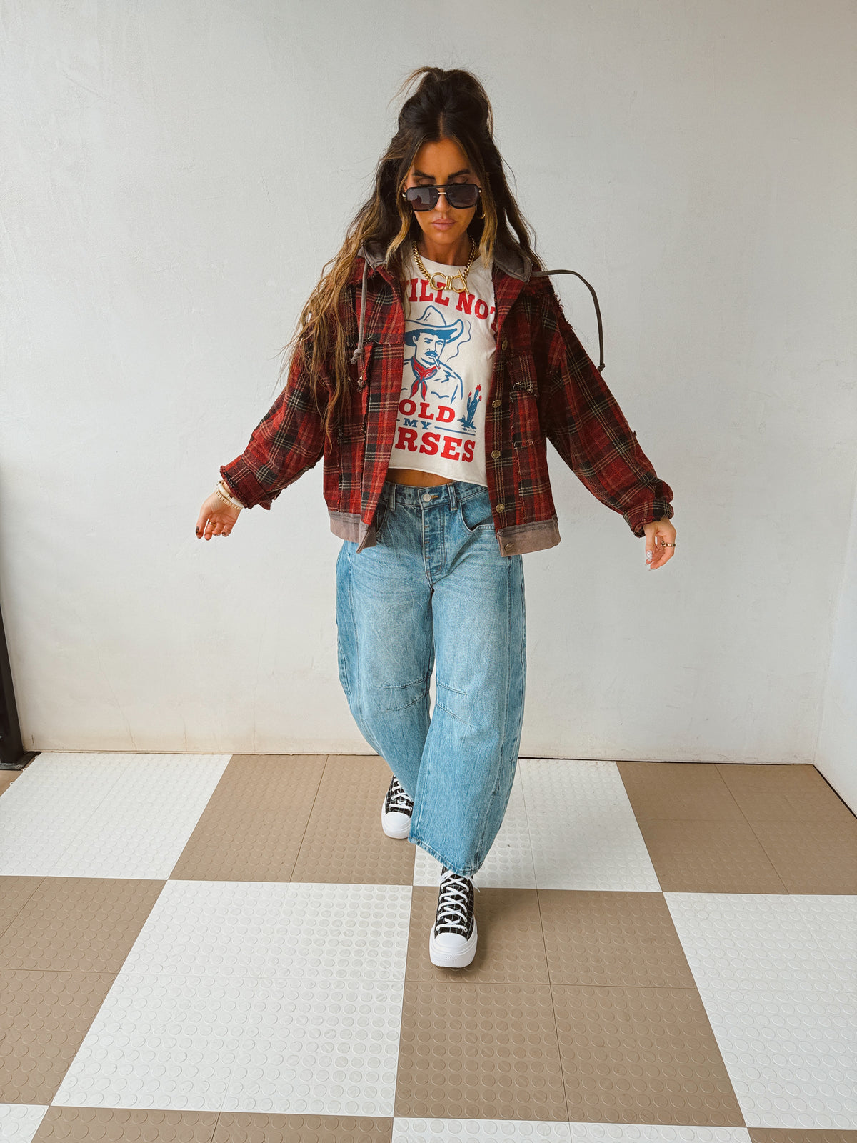 Rebel Red Shacket