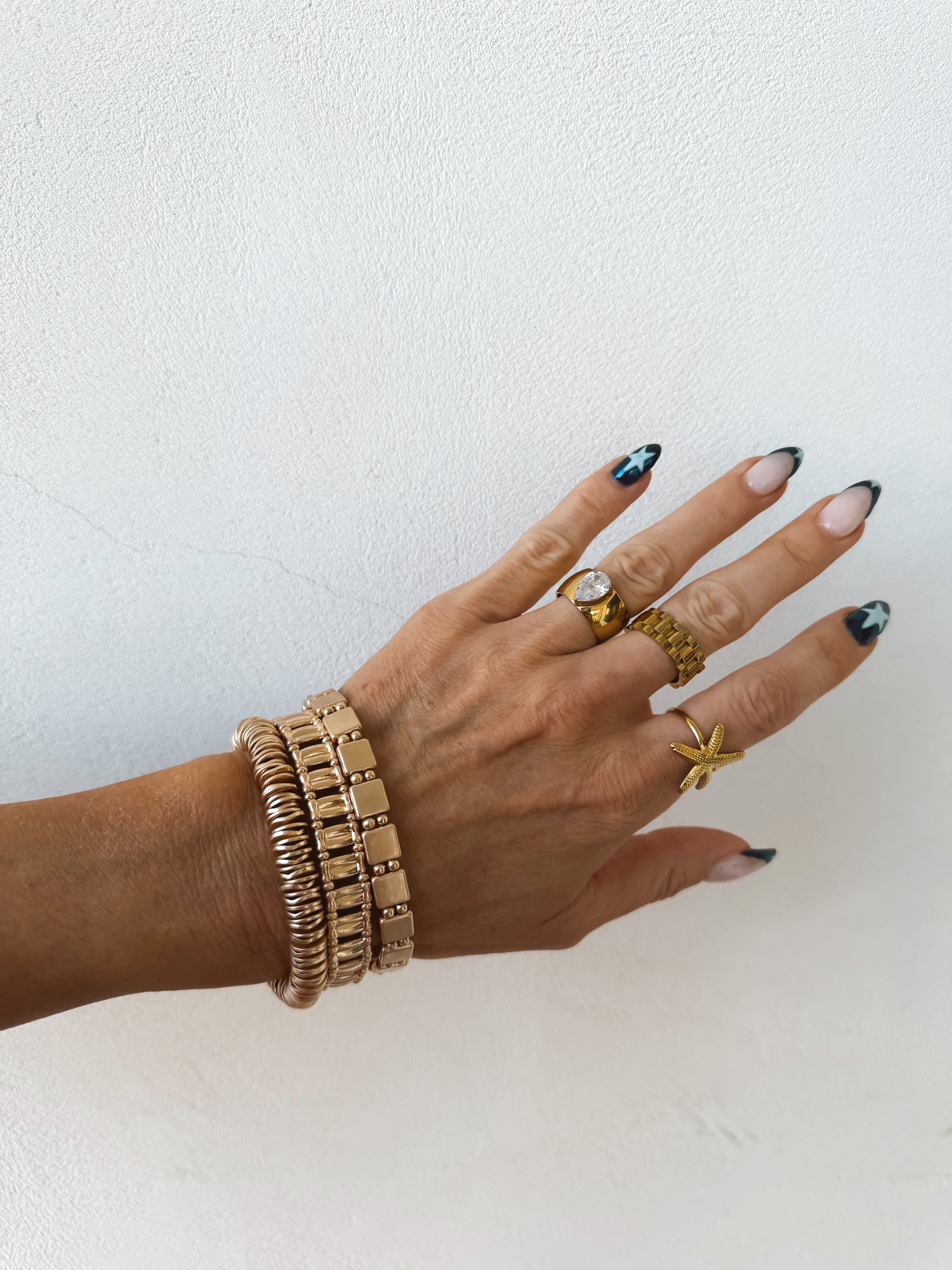 Crescent Bracelet Stack