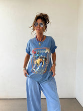 Load image into Gallery viewer, Save a Cowboy Graphic Tee//Blue
