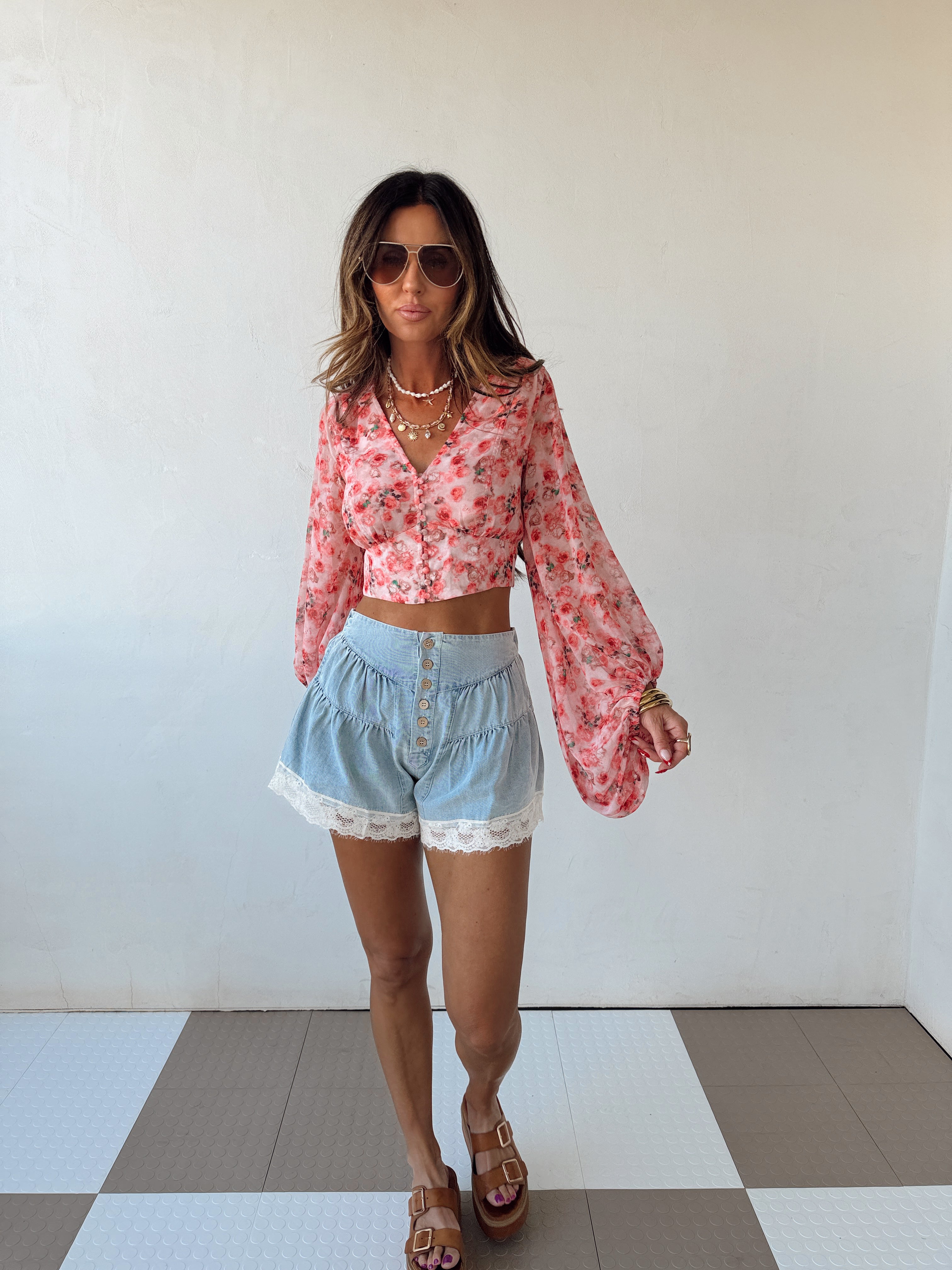 Maevry Flower Top
