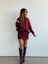 Load image into Gallery viewer, Red Wine Supernova Skirt
