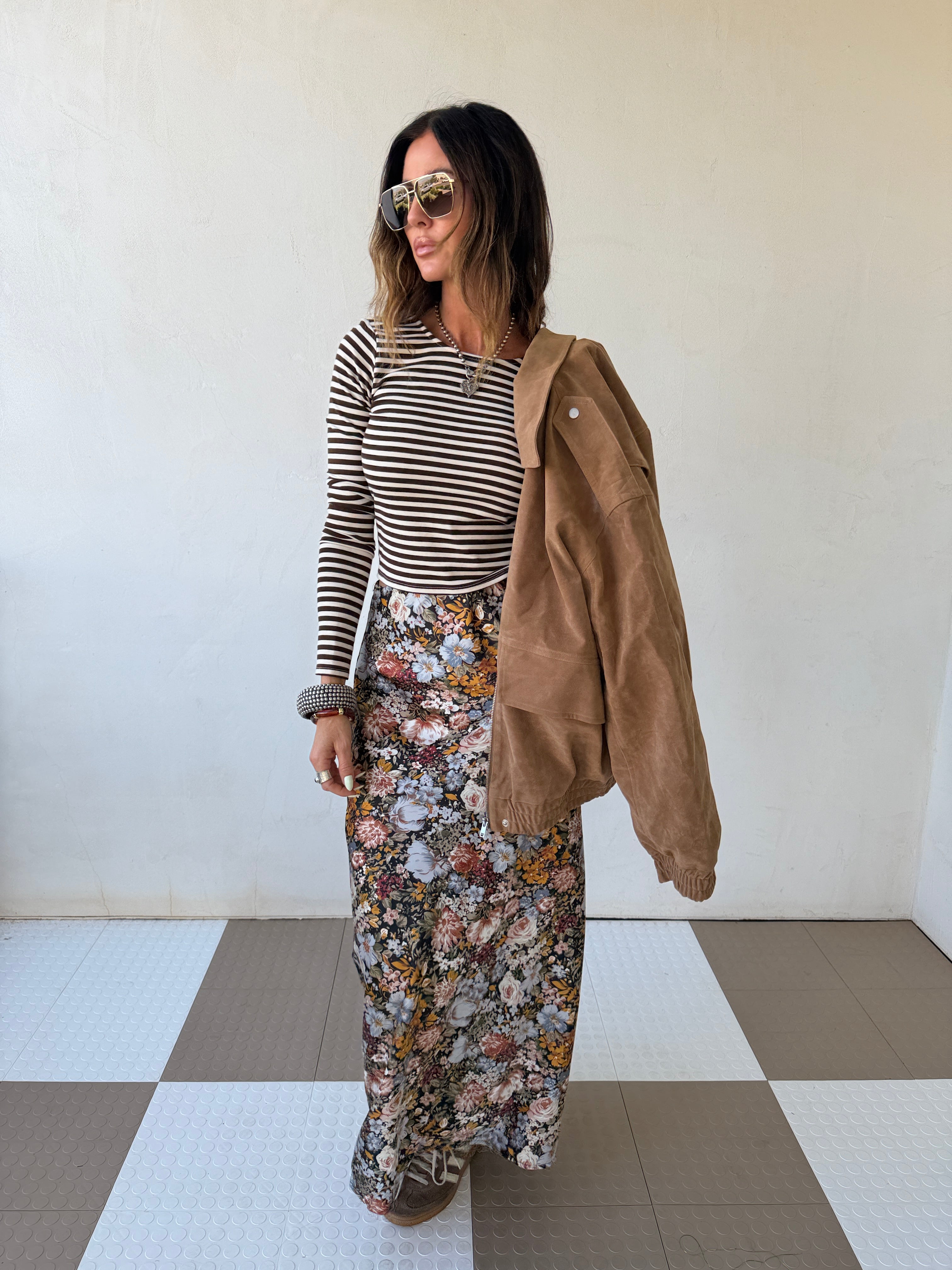 Open Road Stripe Top