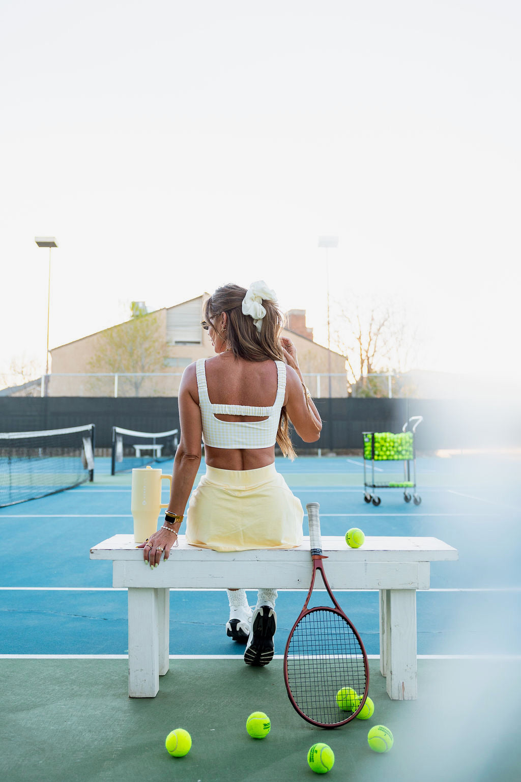 Hello Honey Gingham Bra