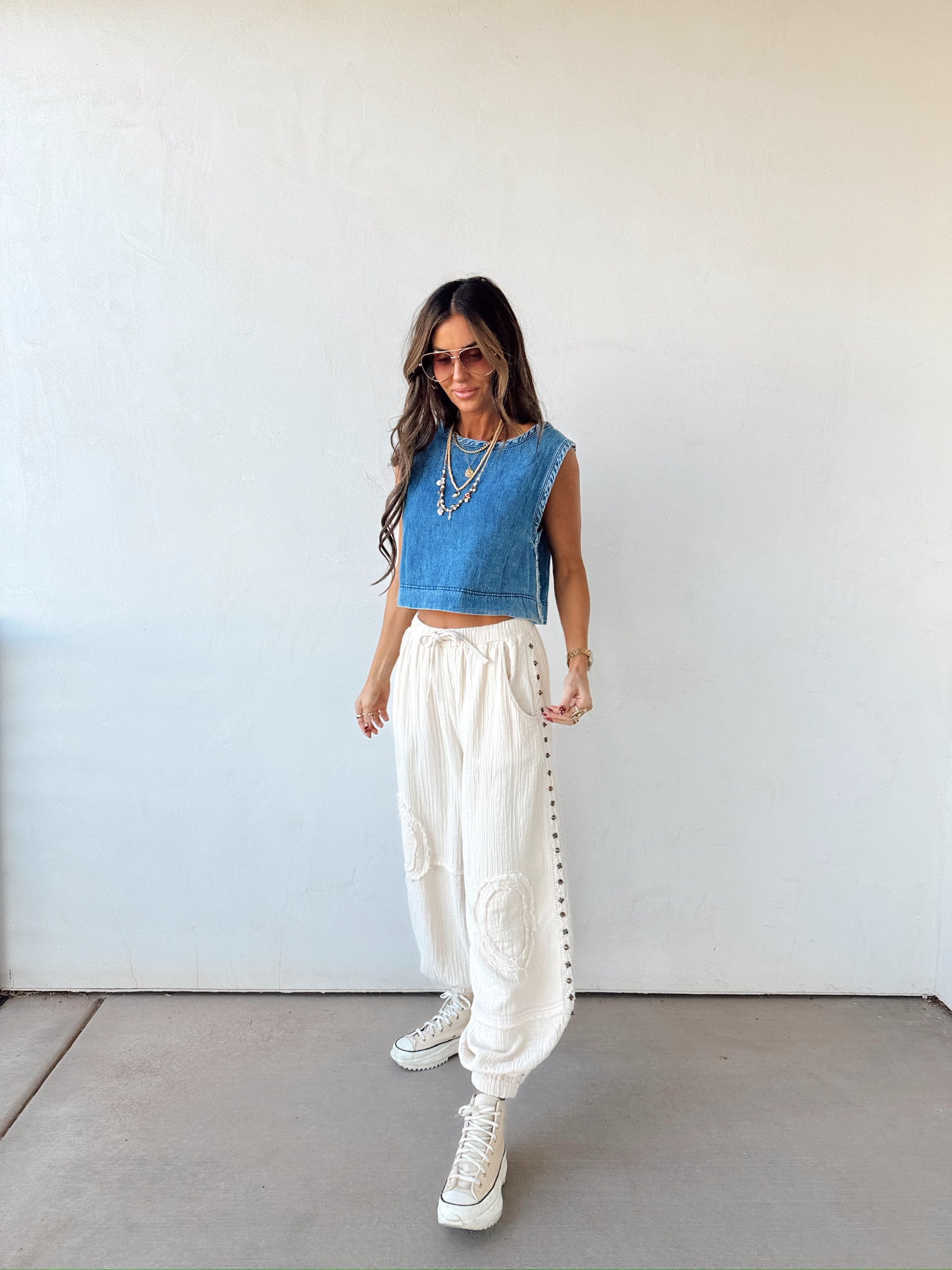 Owen Denim Top