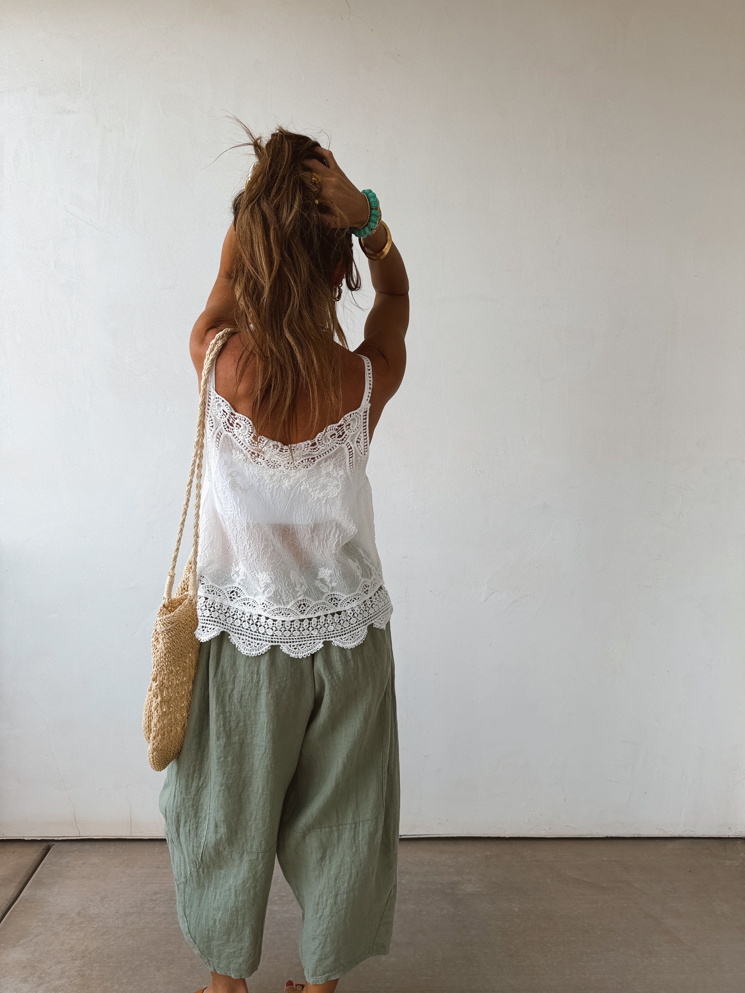 Herbal Linen Pants