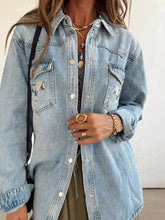 Load image into Gallery viewer, Trick Pony Denim Button Up
