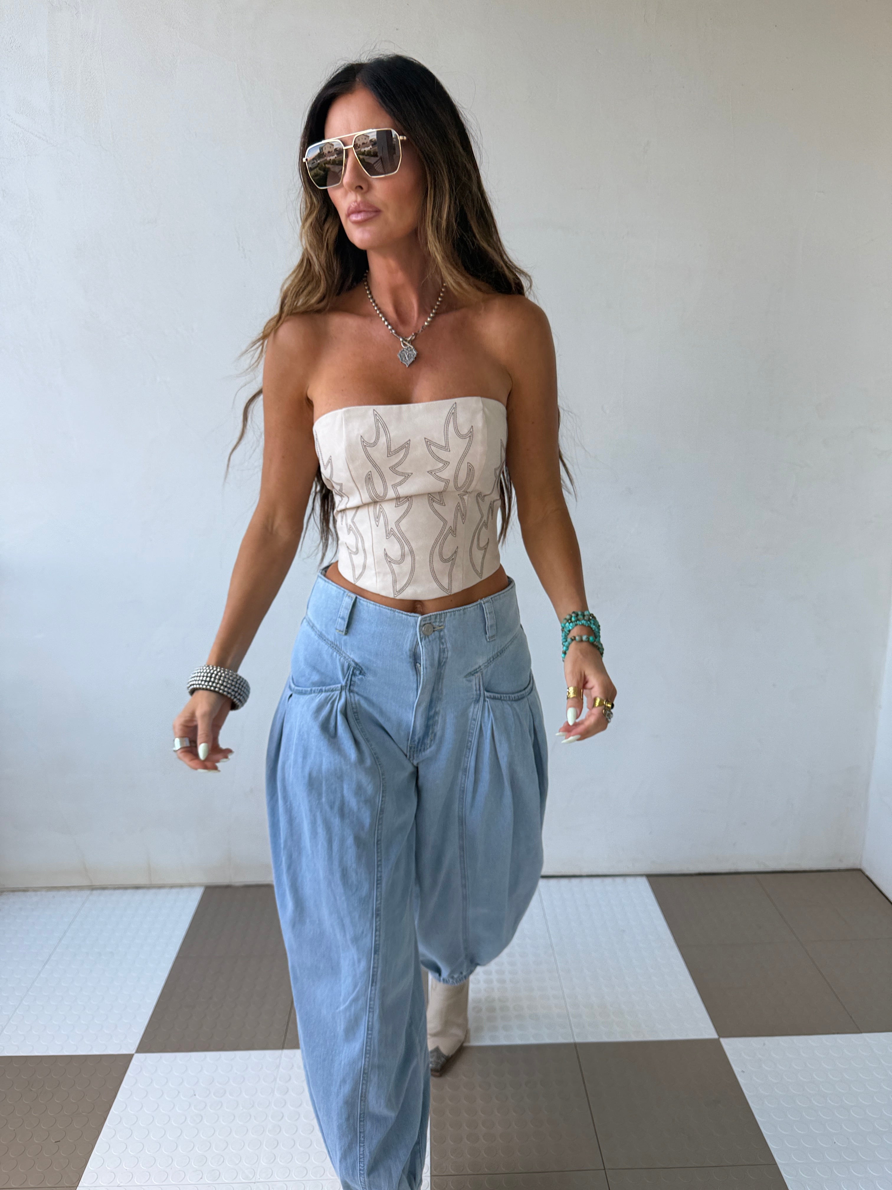 Ladies Maid Corset Top