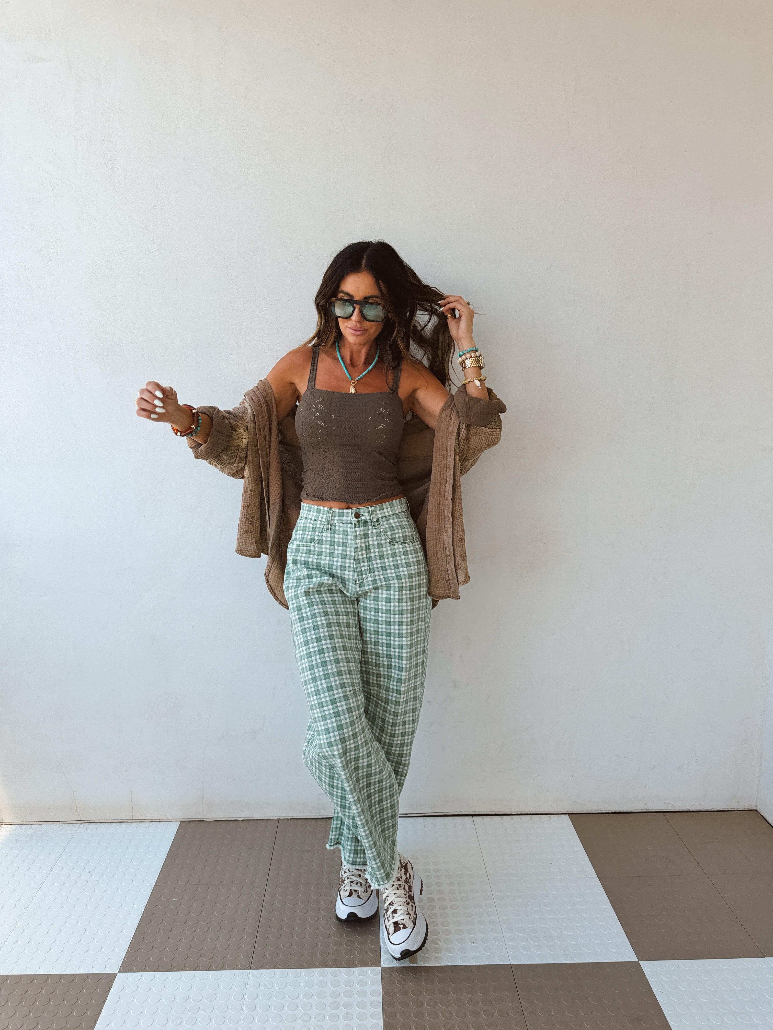 Gilmore Gingham Jeans