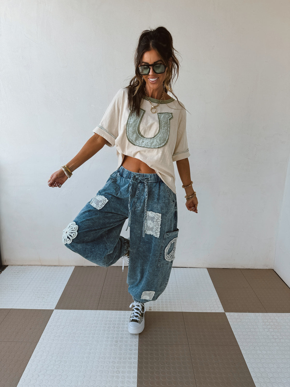 Woodstock Denim Joggers