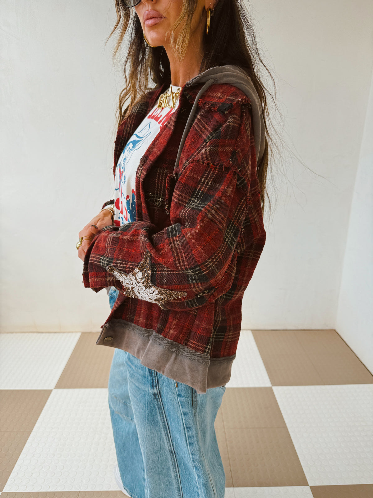 Rebel Red Shacket