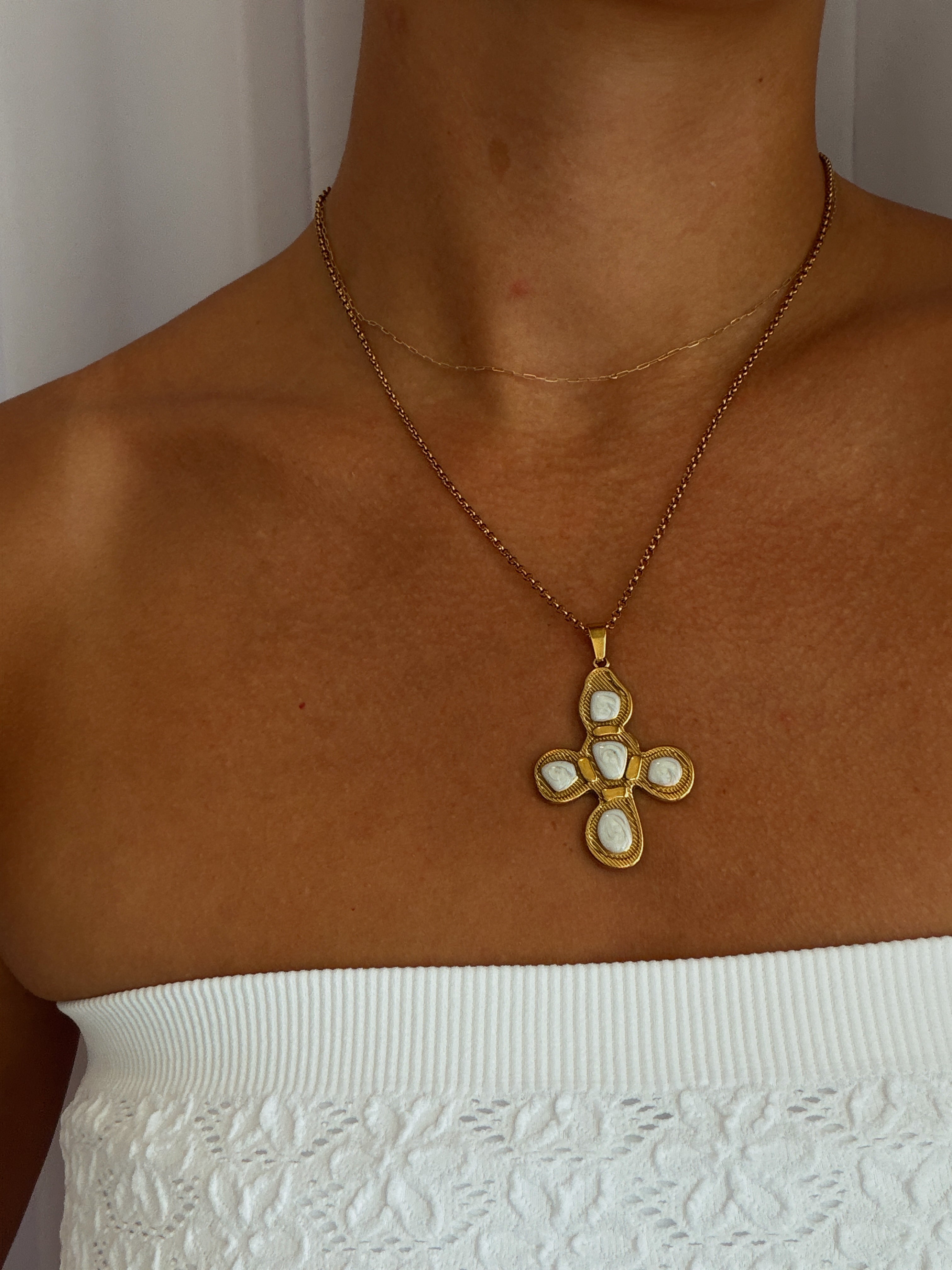 Radiance Cross Necklace