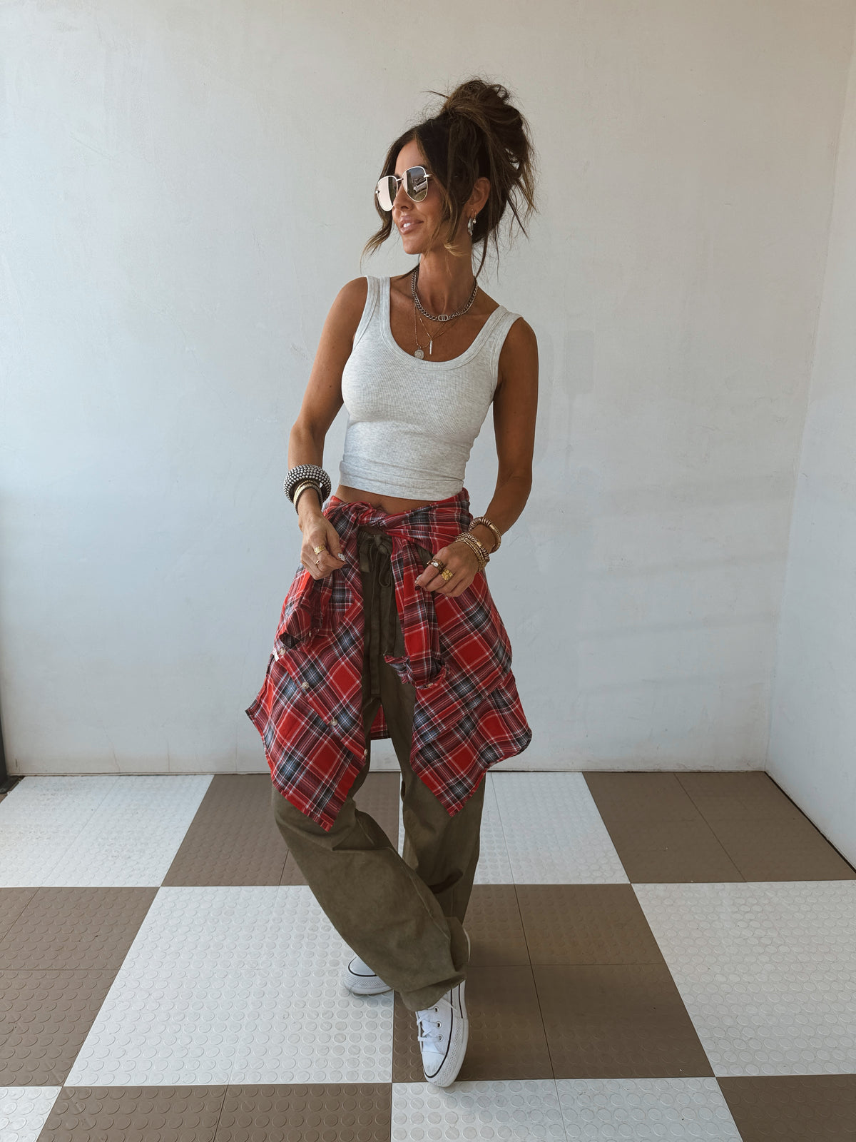 Orchard Flannel Top