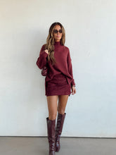 Load image into Gallery viewer, Red Wine Supernova Skirt
