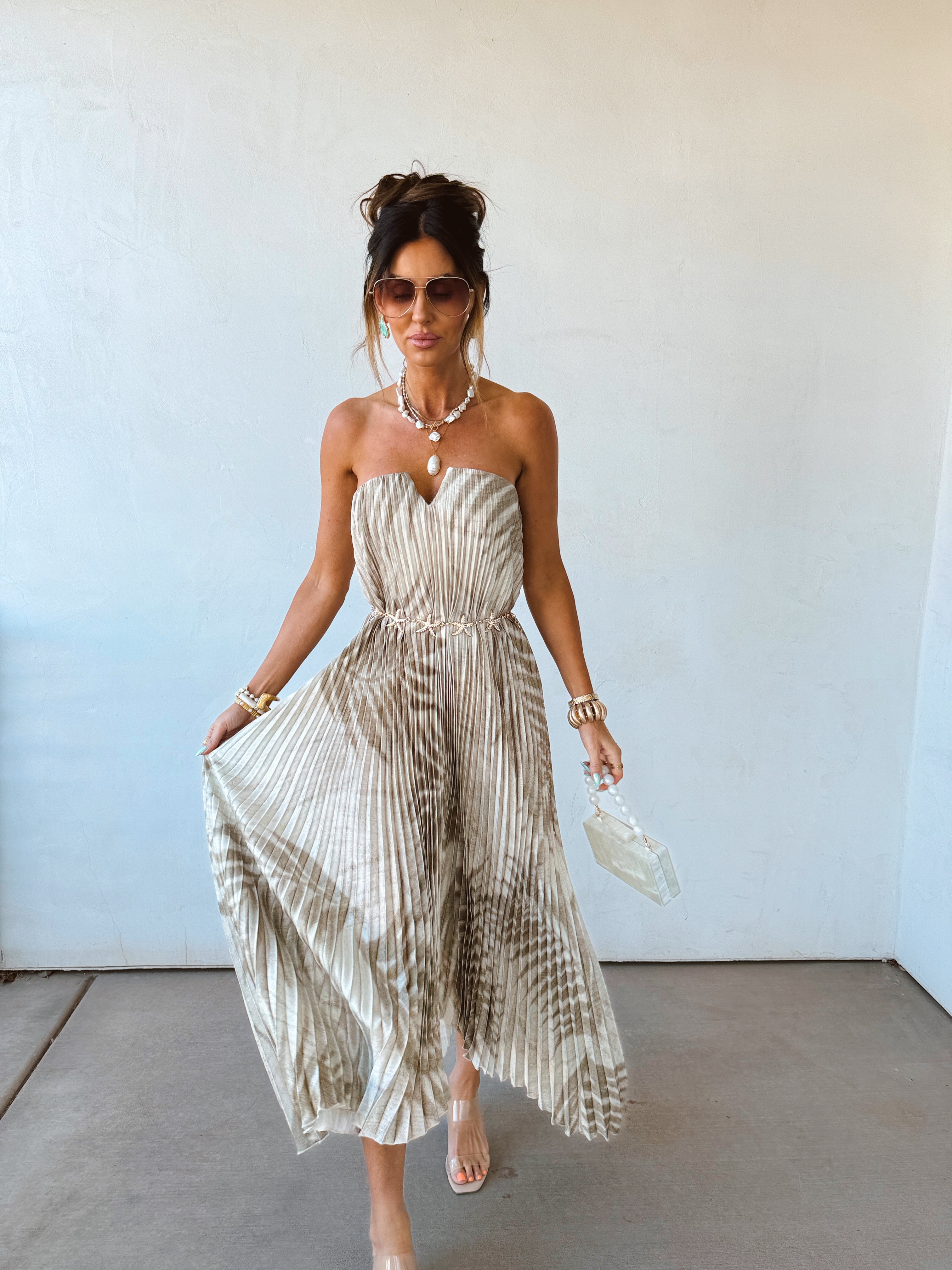 Sandstone Palm Dress