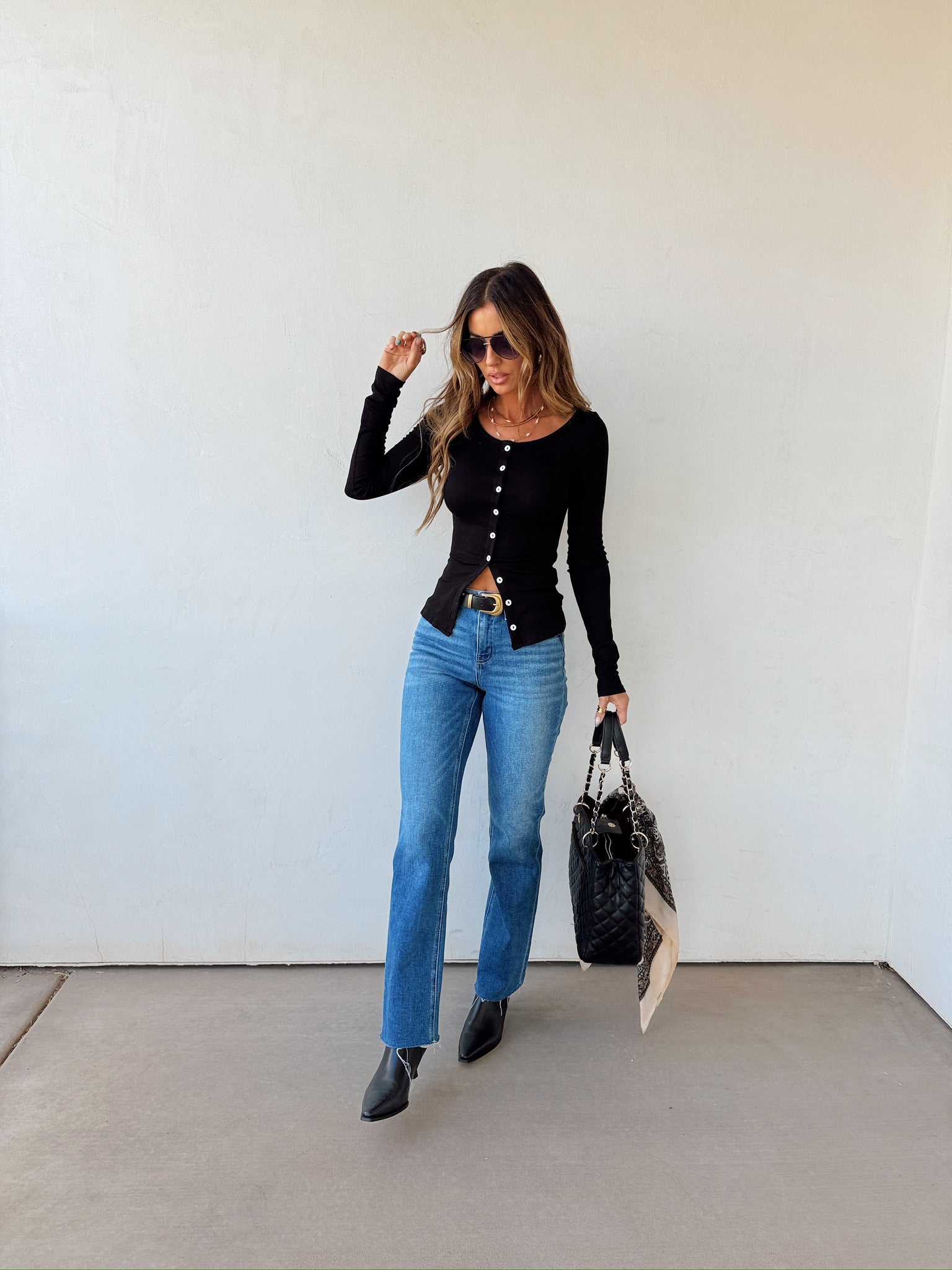 Saige Top// Black