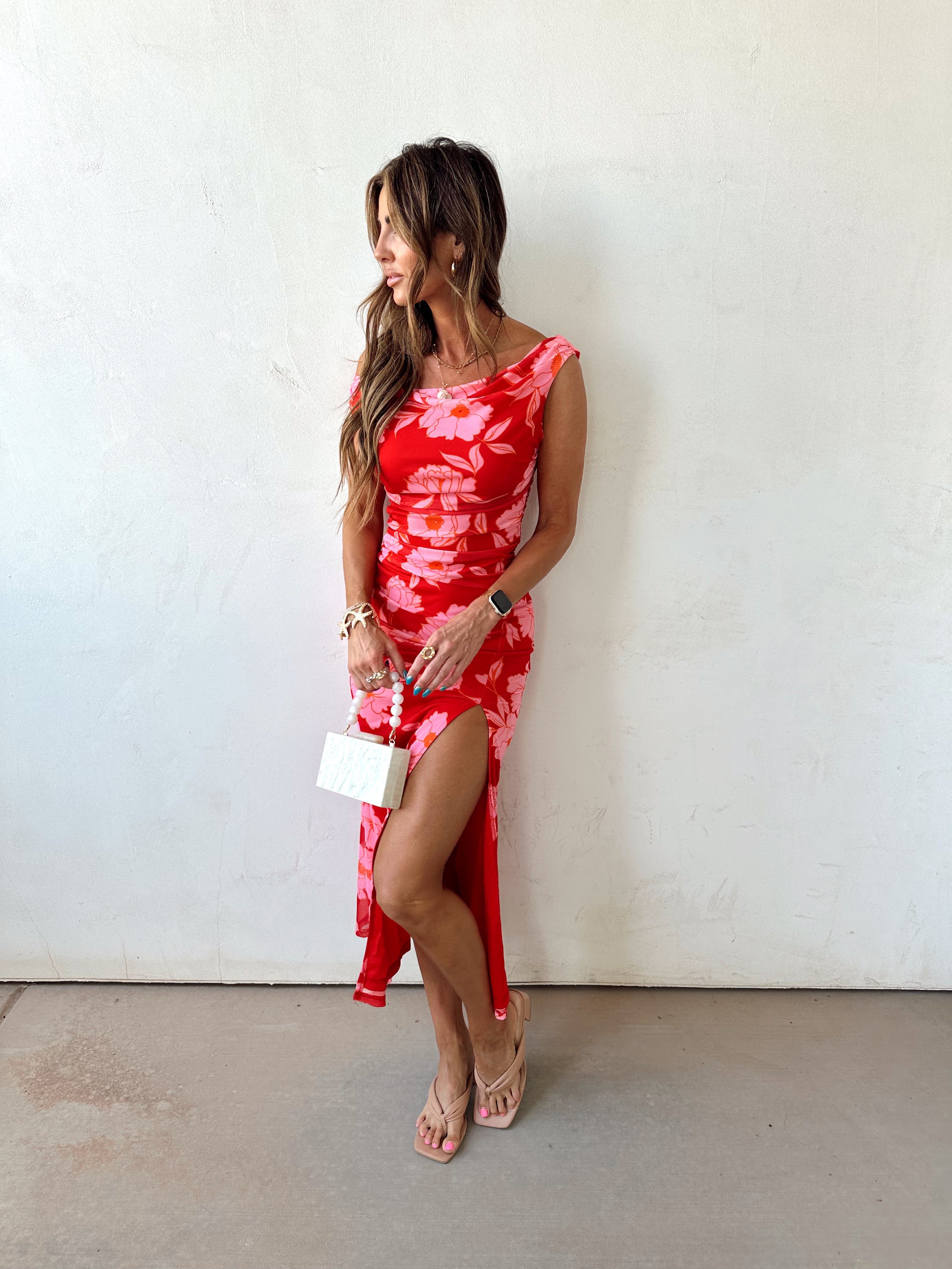 Hibiscus Heat Dress