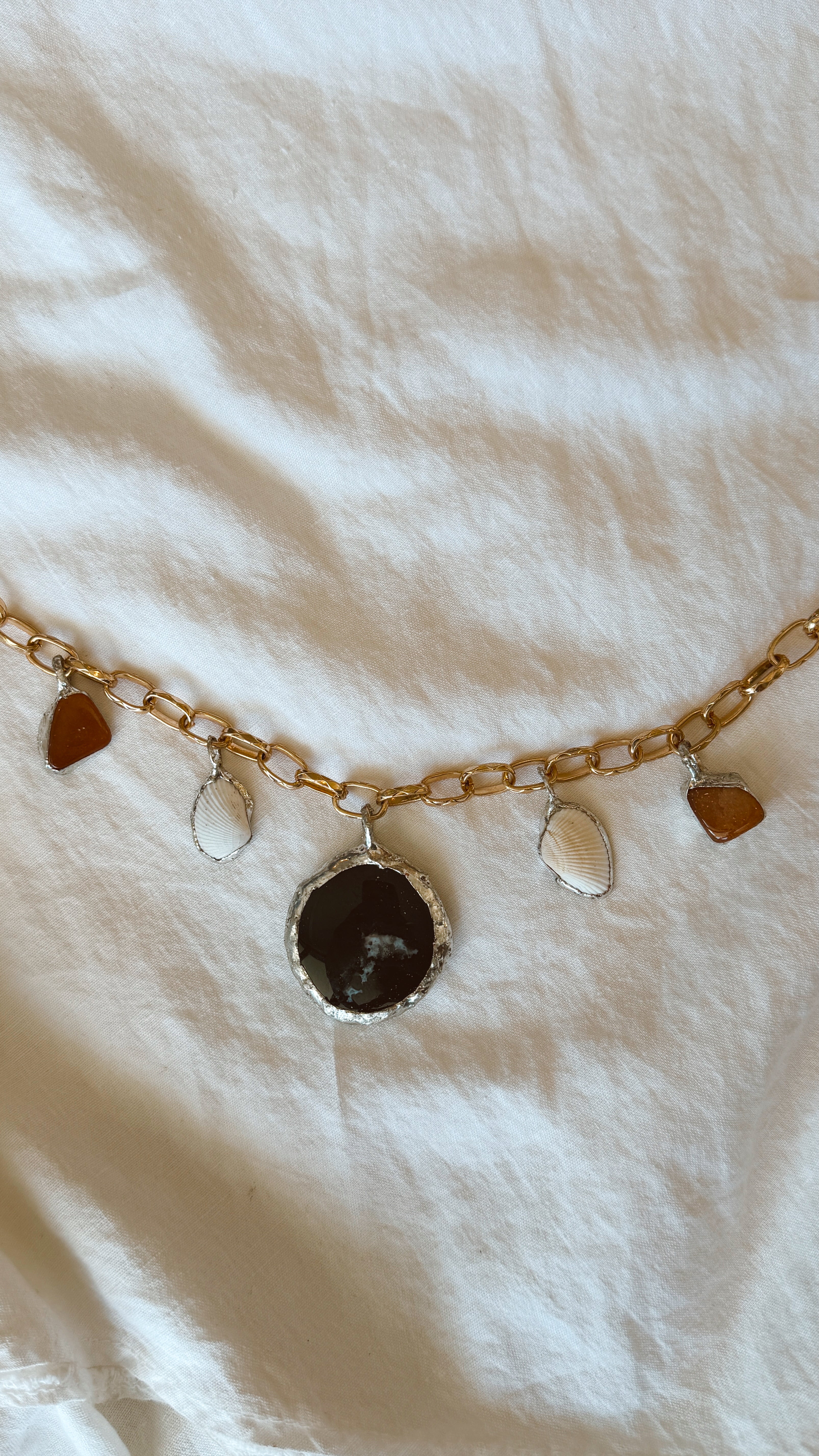 Canyons + Sea Charm Necklace