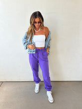 Load image into Gallery viewer, Bright Soul Sweatpants- Grape Soda

