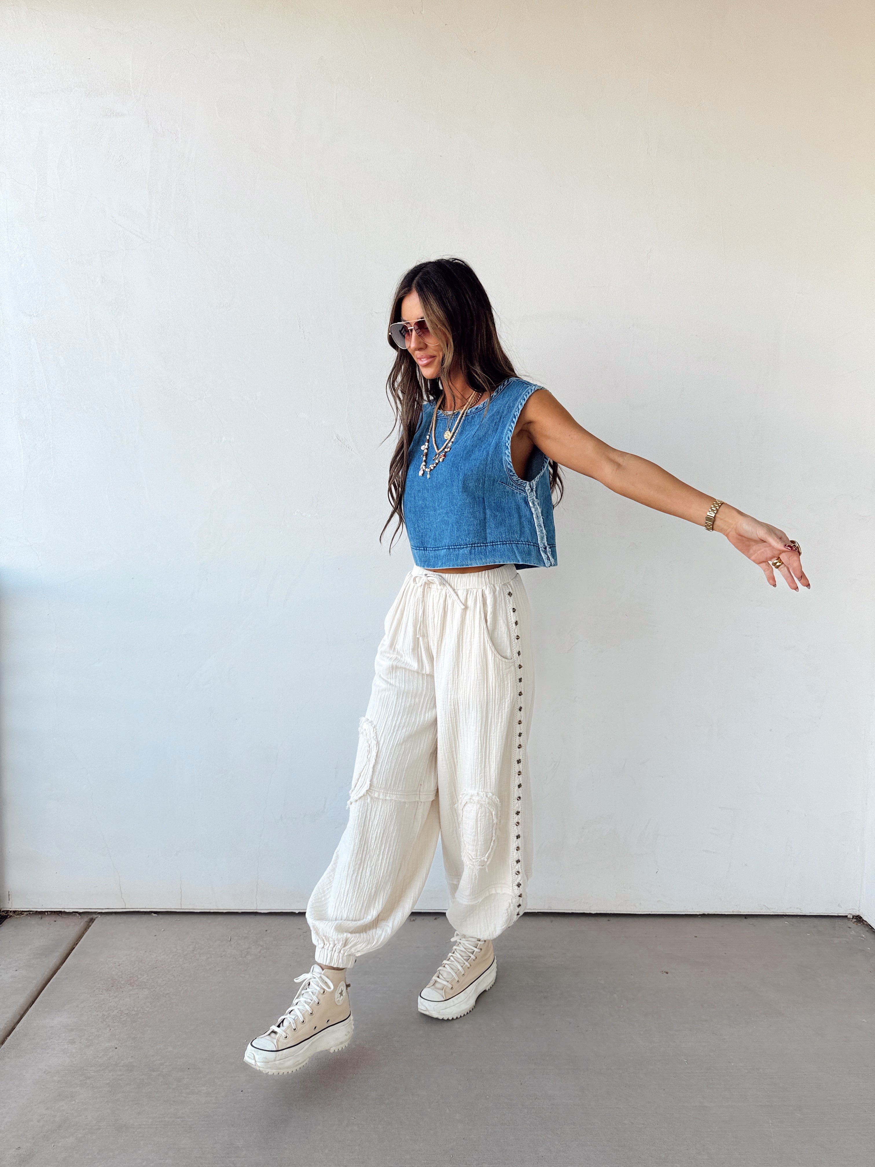 Hattie Studded joggers