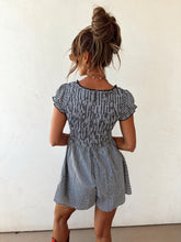 Load image into Gallery viewer, Annie Gingham Romper
