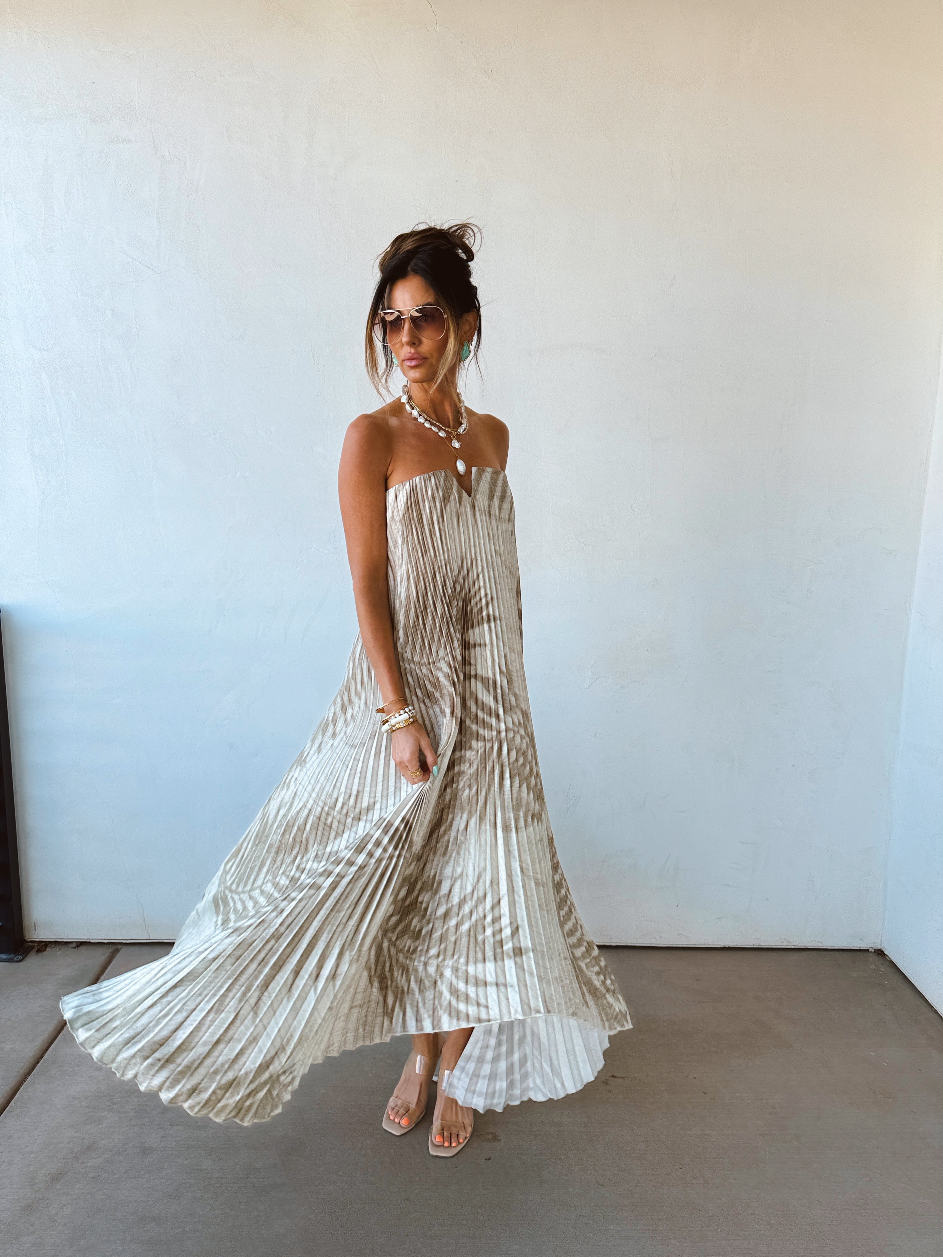 Sandstone Palm Dress