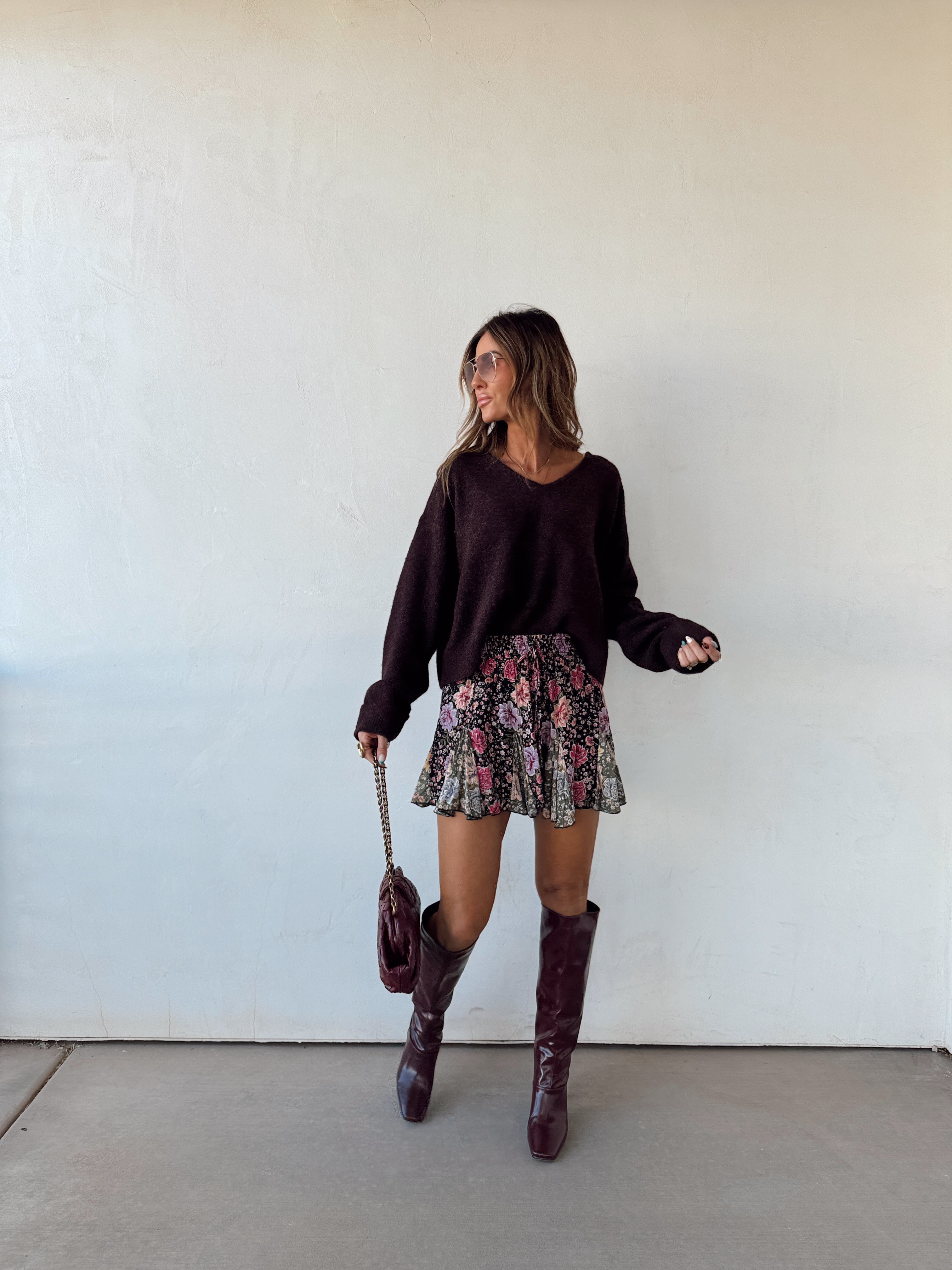 Lottie Sweater//Plum