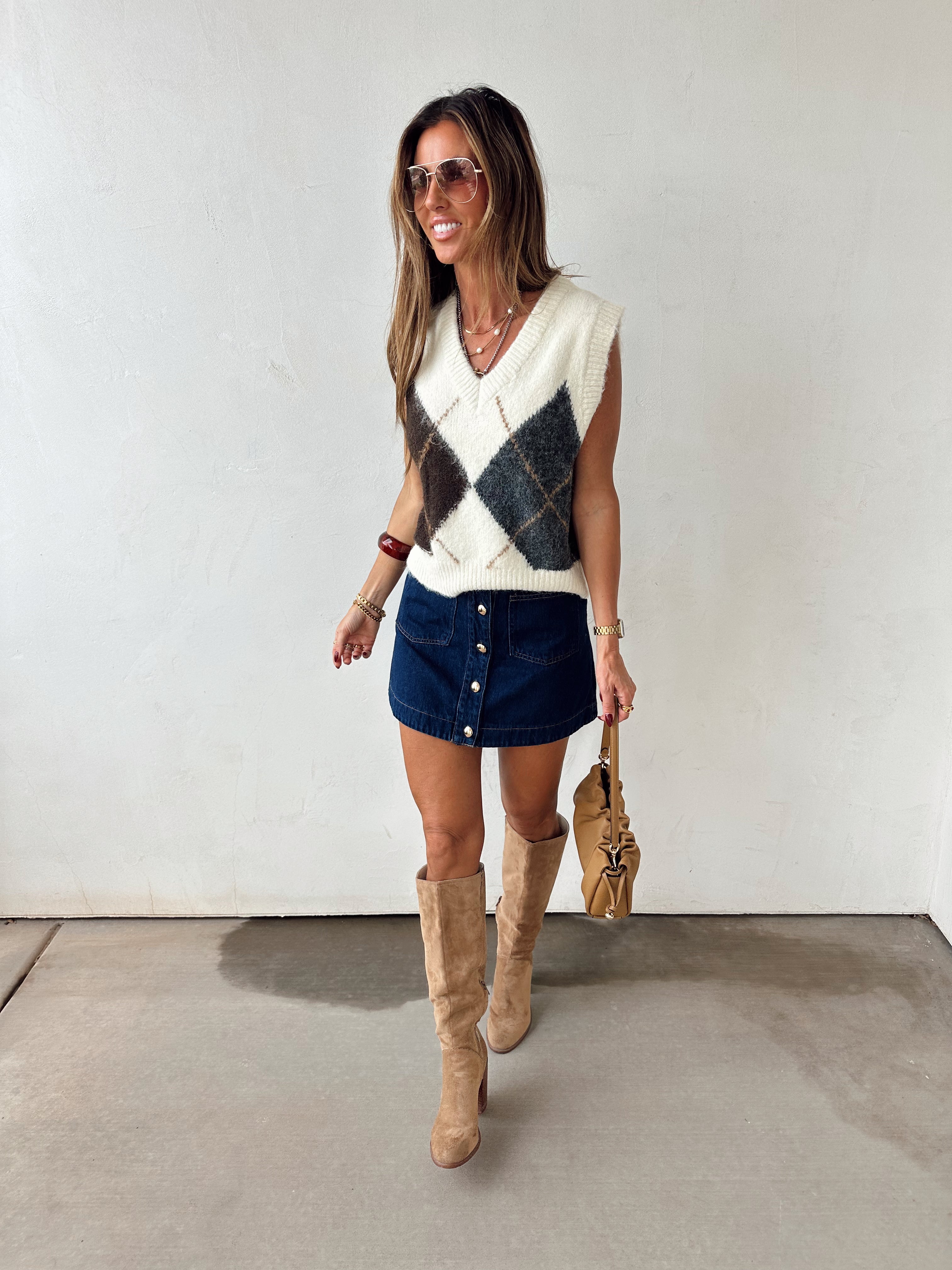 Oxford Sweater Vest