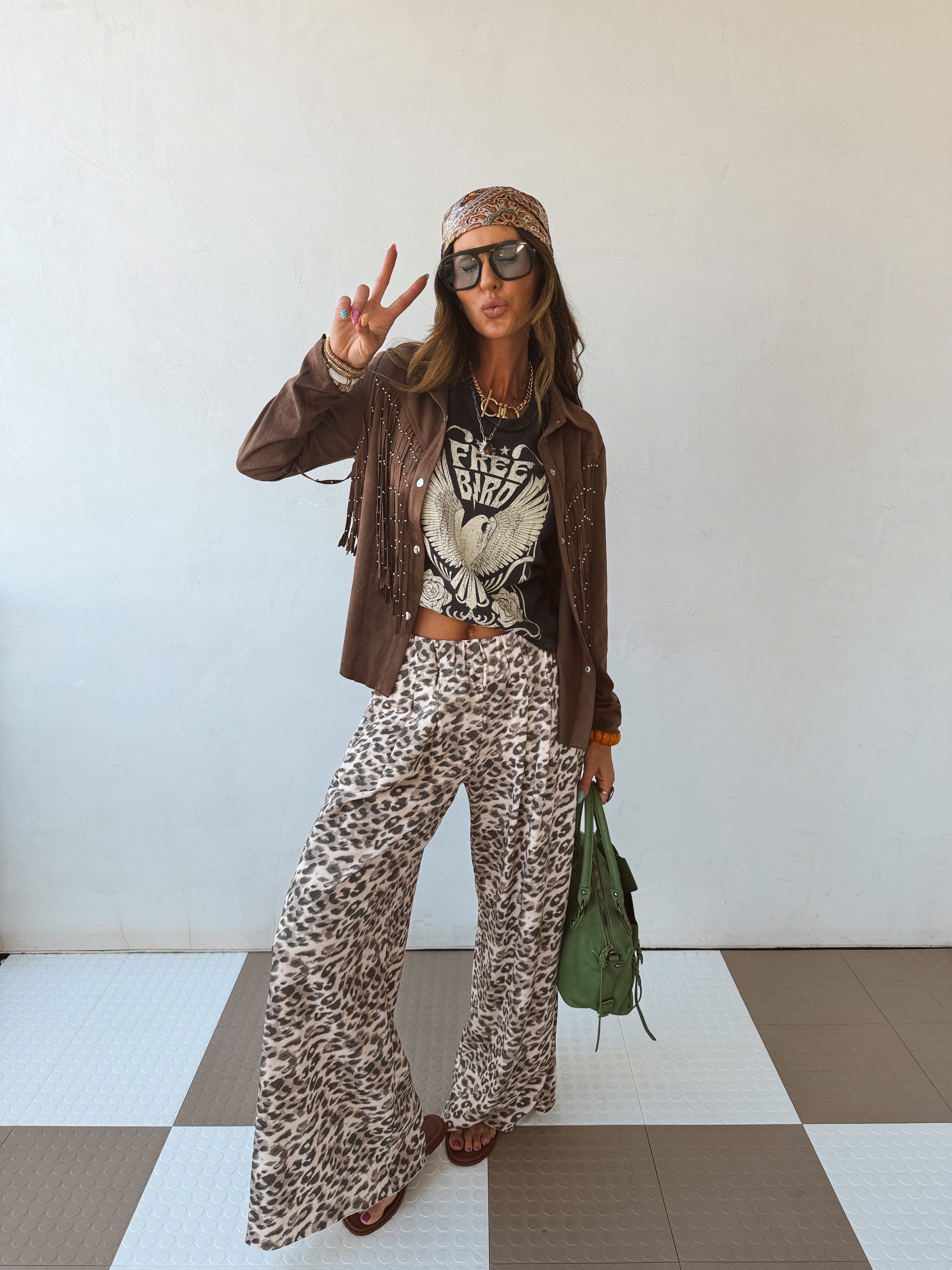 Nala Leopard Print Pants