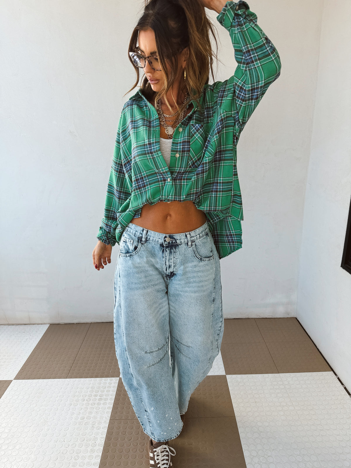Orchard Flannel Top