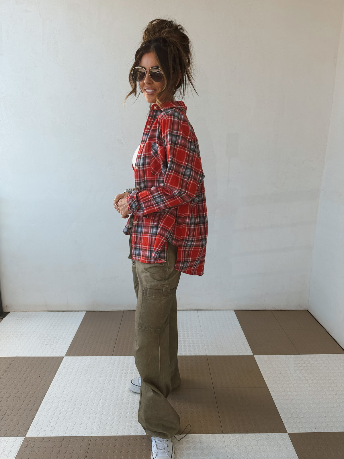 Orchard Flannel Top