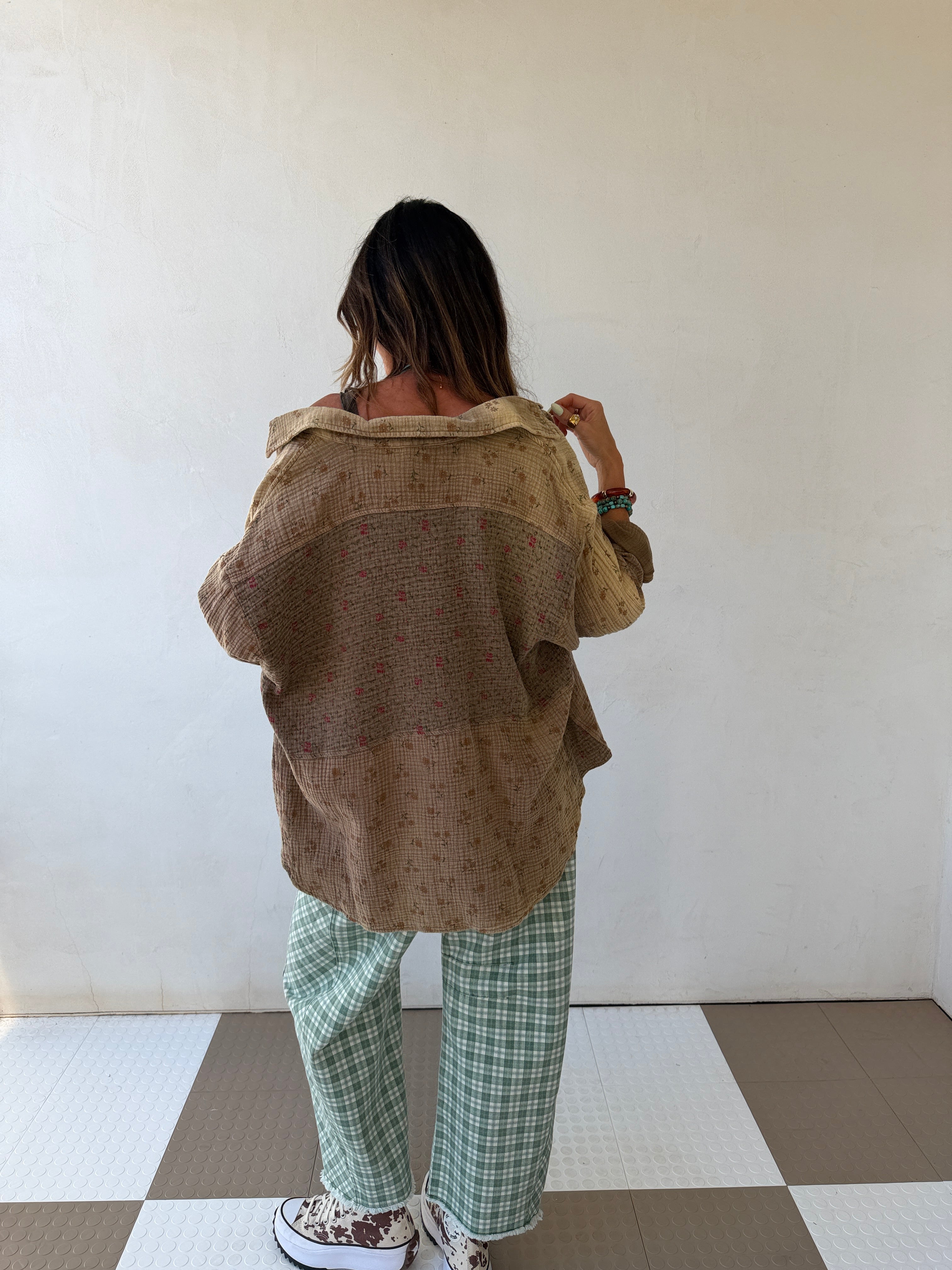 Wildflower Button Down