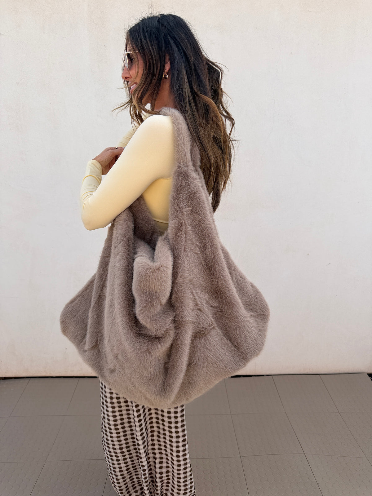 Richie Fur Tote