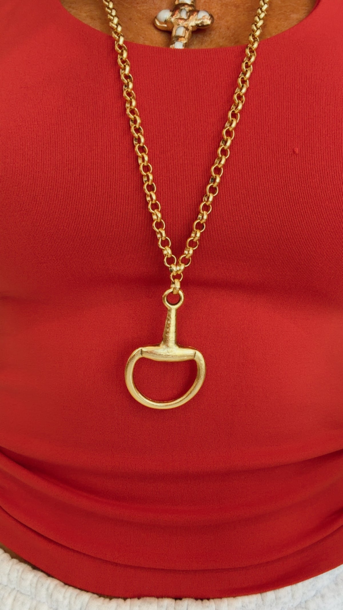 Horsebit Chain Necklace