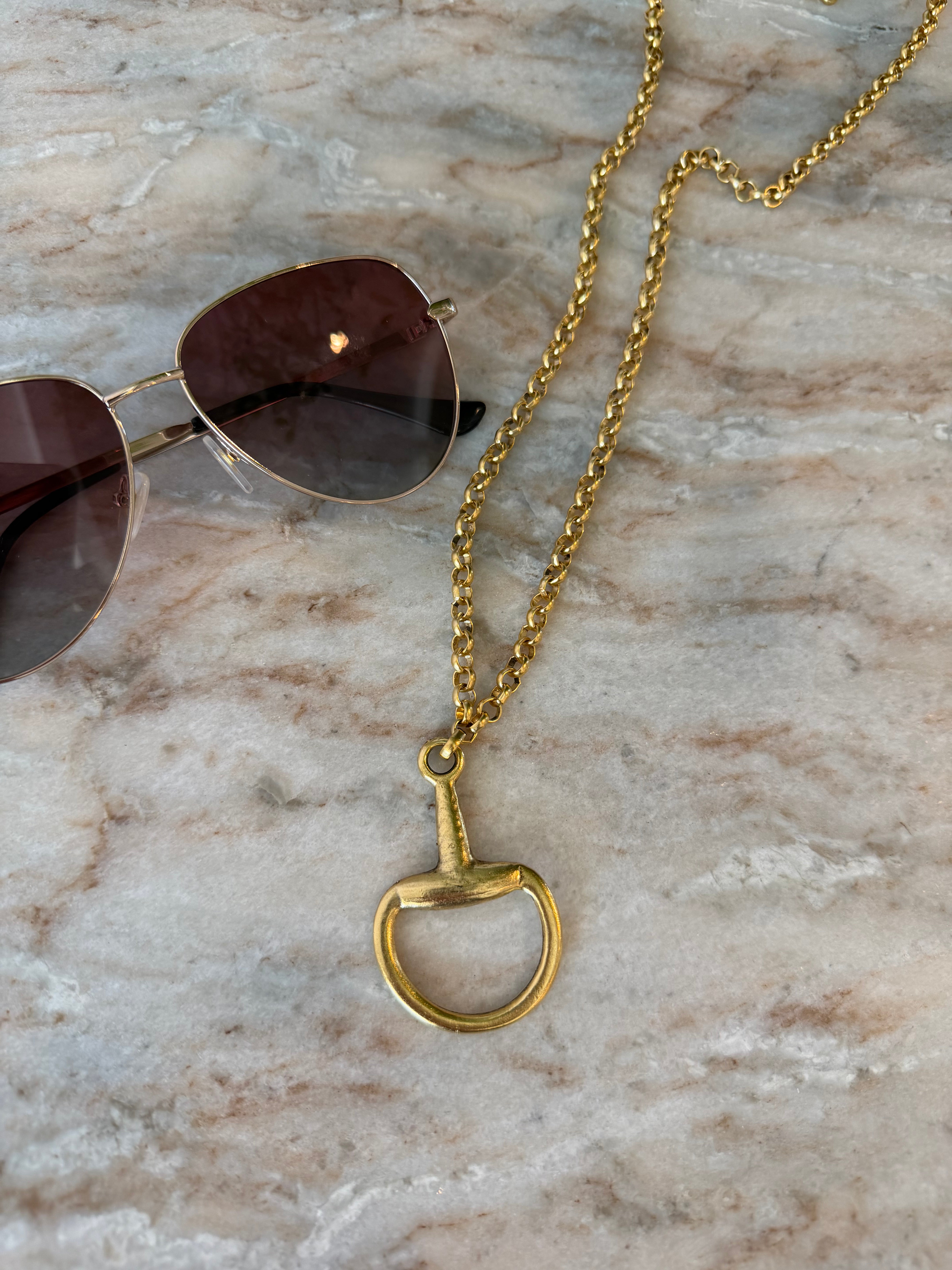 Horsebit Chain Necklace