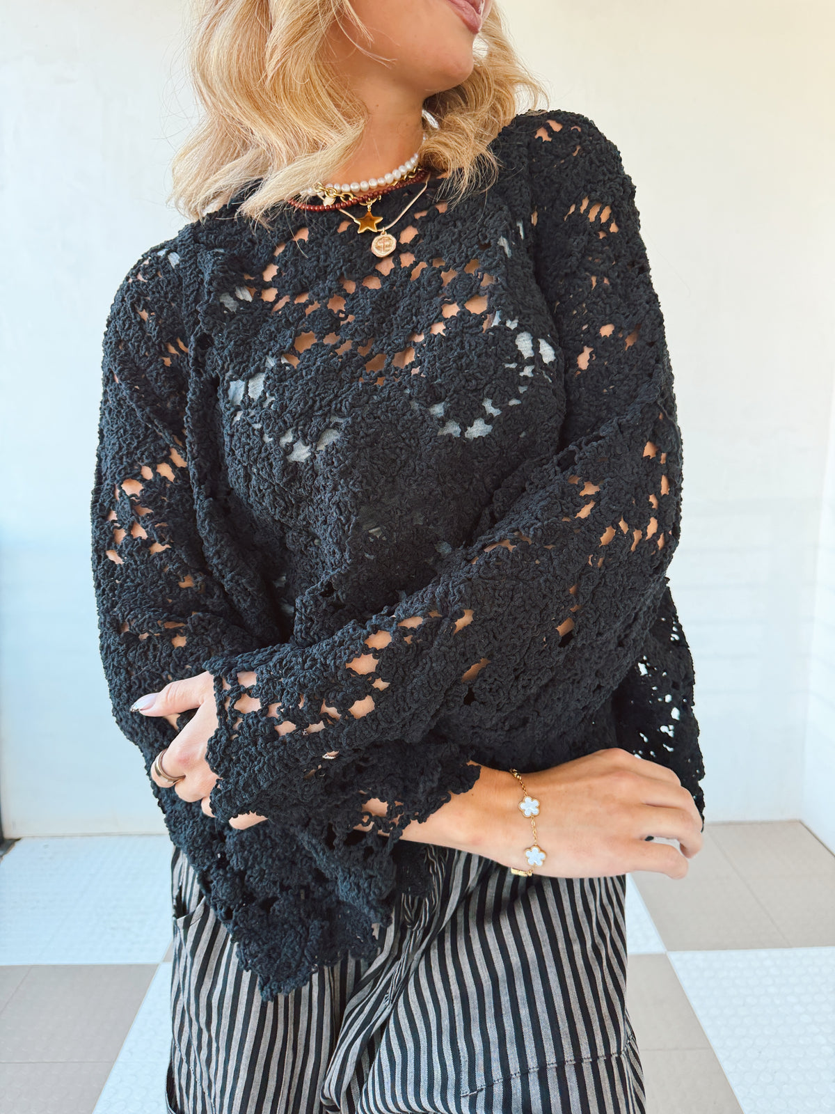 Mable Crochet Top