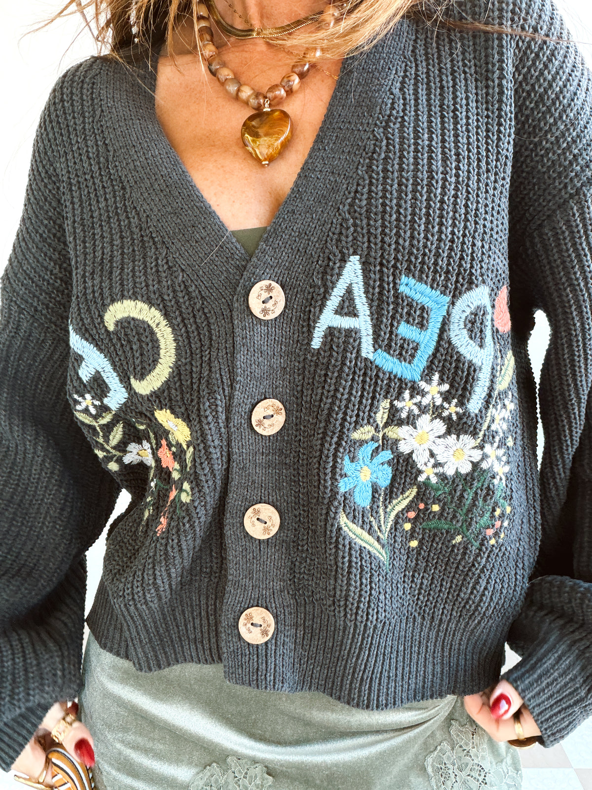 Peace Cardigan