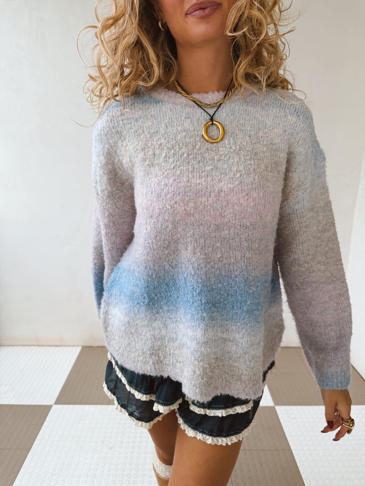 Ombré Skies Sweater