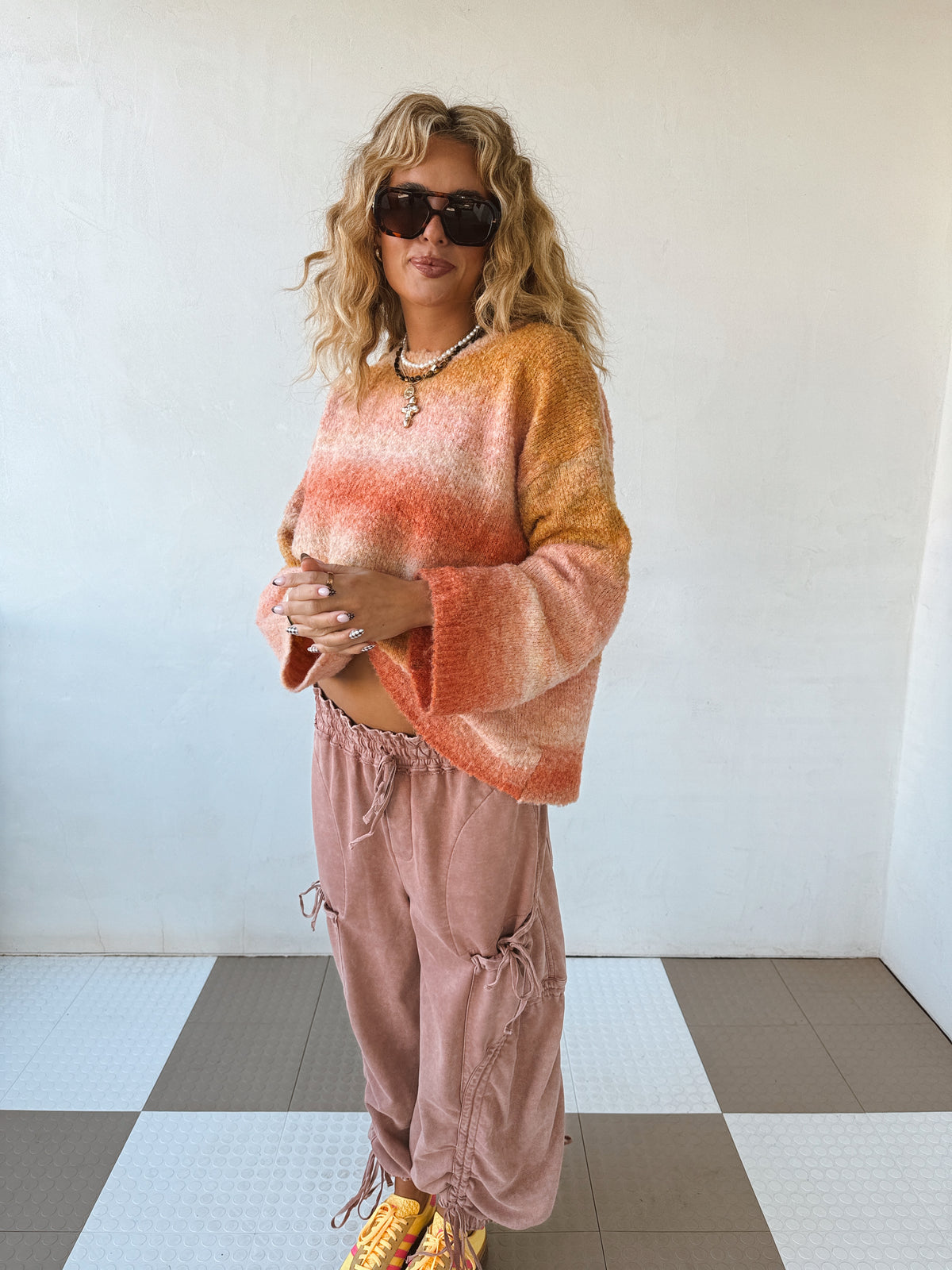 Ombré Skies Sweater