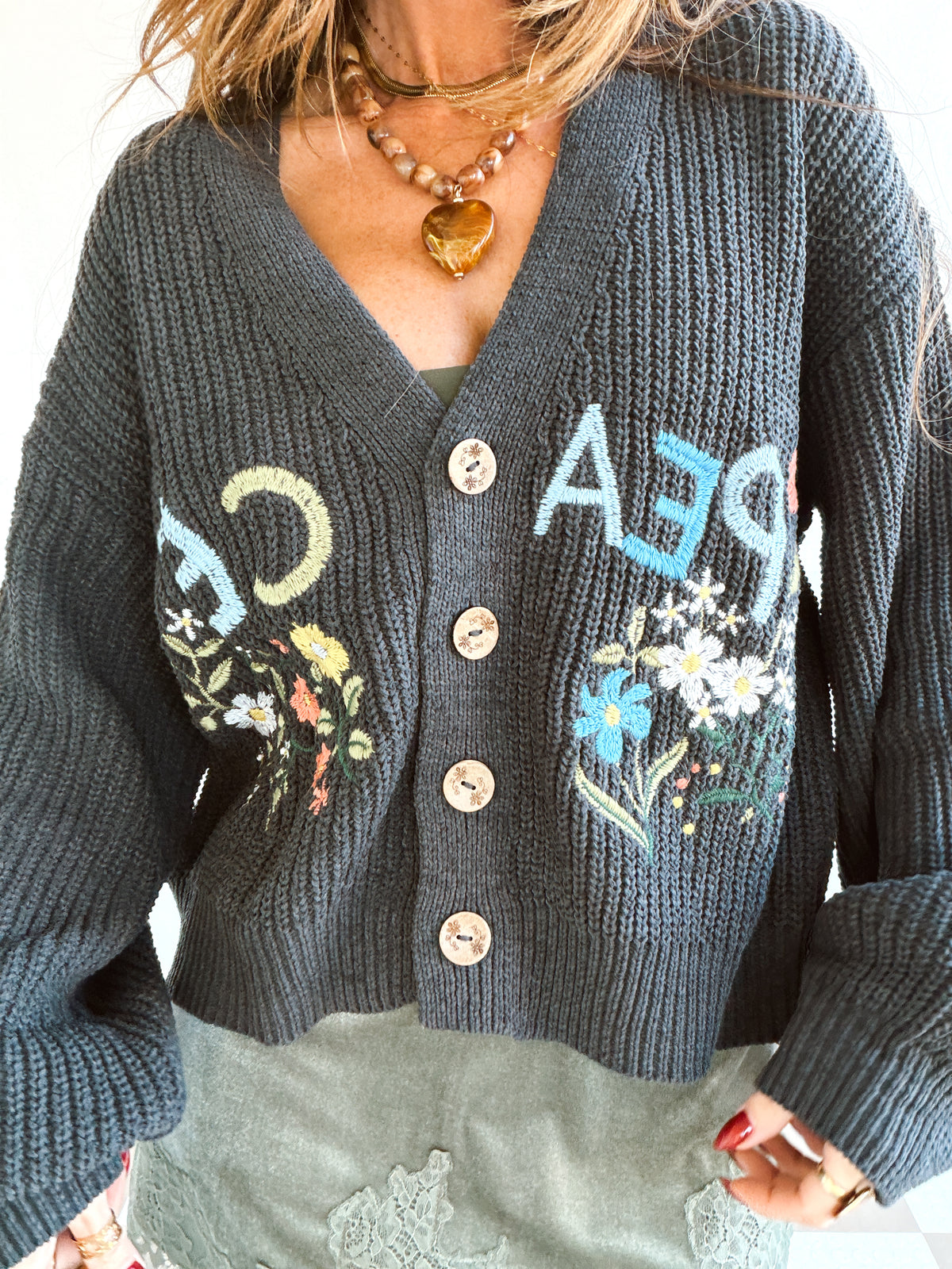 Peace Cardigan
