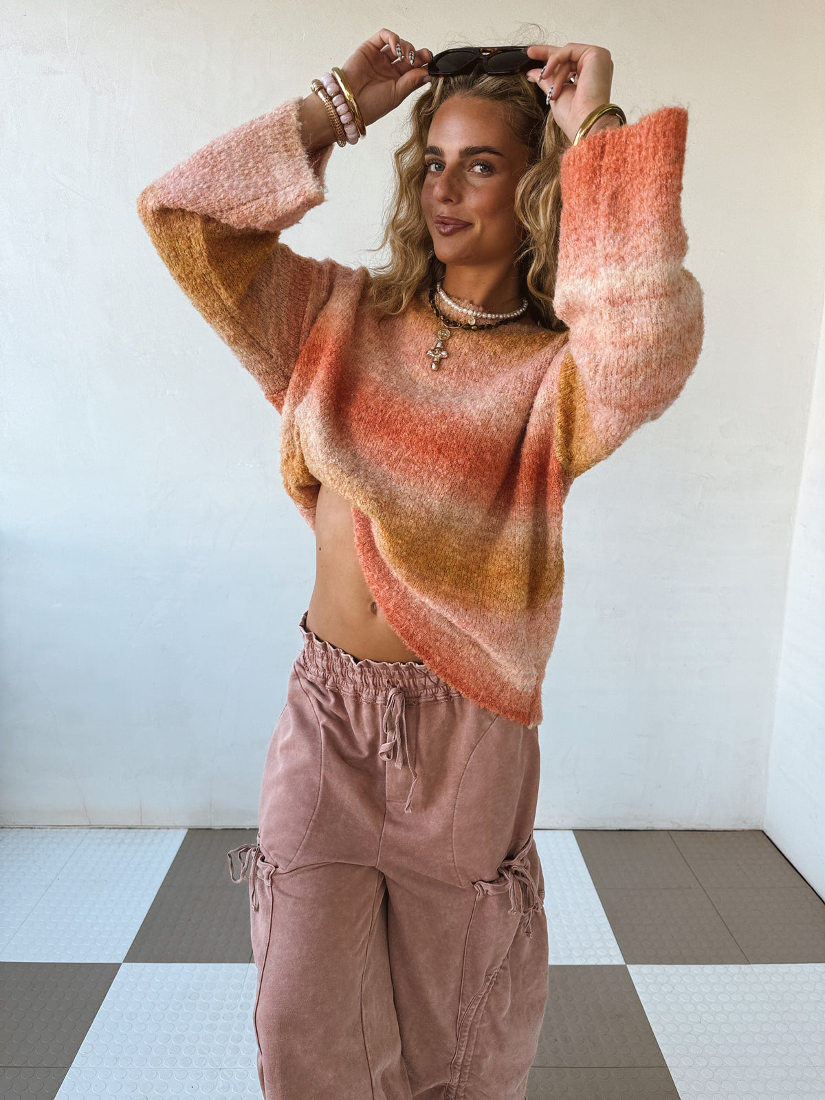 Ombré Skies Sweater