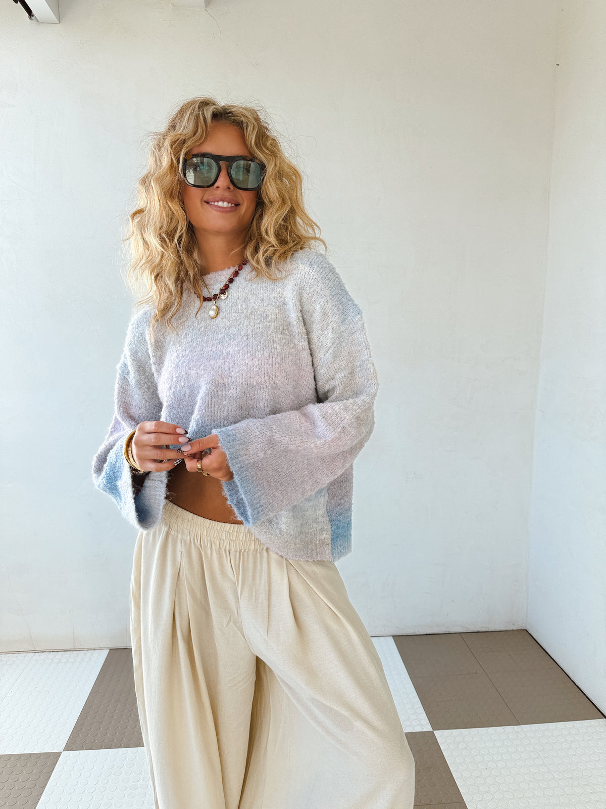 Ombré Skies Sweater