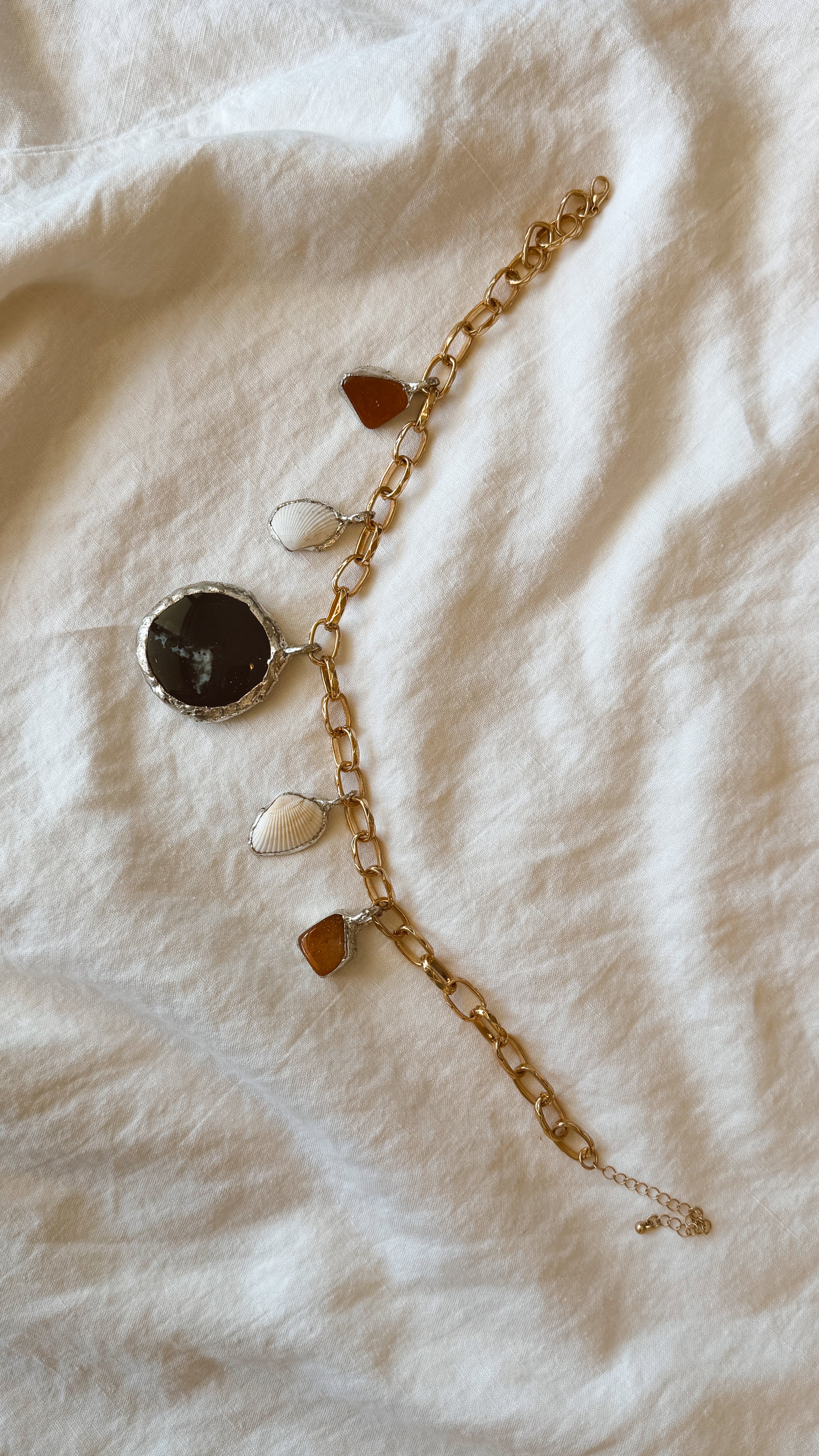 Canyons + Sea Charm Necklace