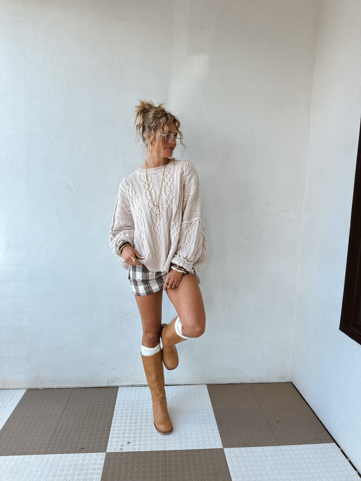 Ember Plaid Skirt